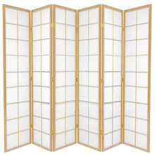 6 Panel Zen Room Divider Screen